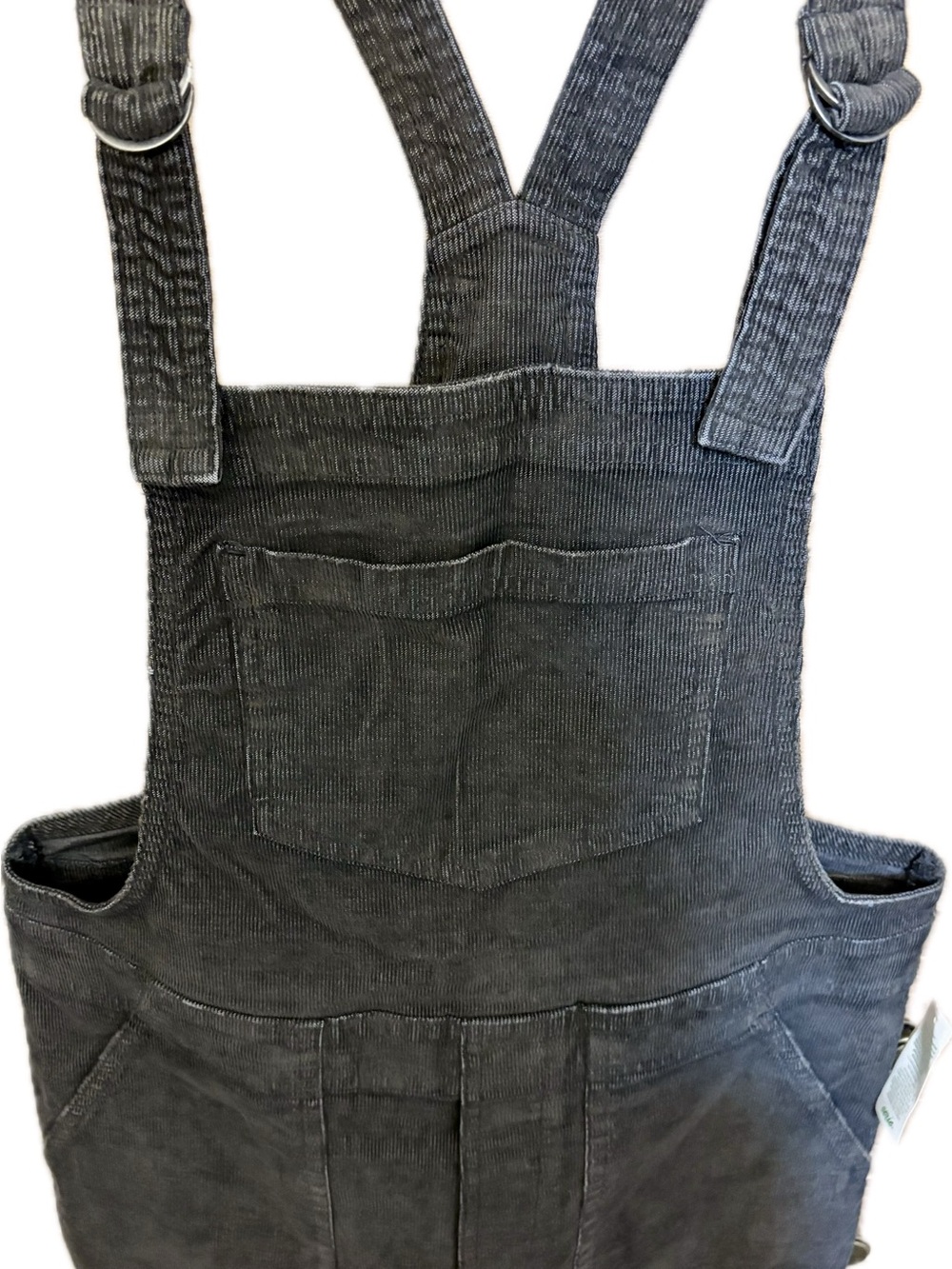 aerie Women's Charcoal Corduroy Overalls